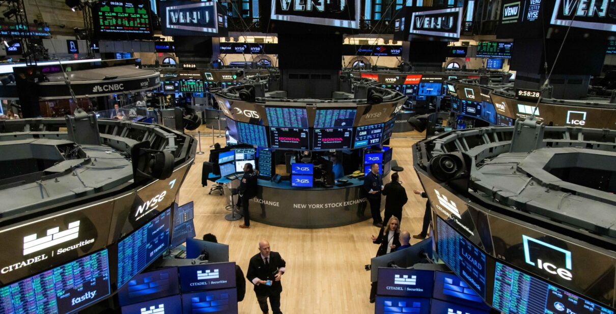 Dow Jones in green as traders brace for China trade update